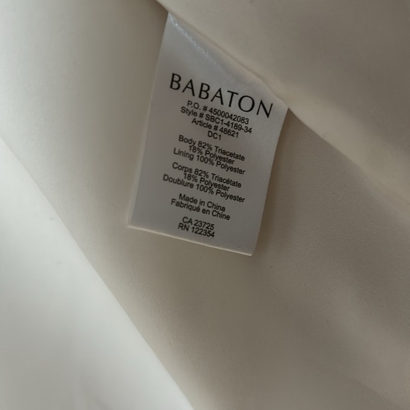 Ivory/Cream Dominik Aritzia Babaton blazer size 6 - Picture 7 of 8